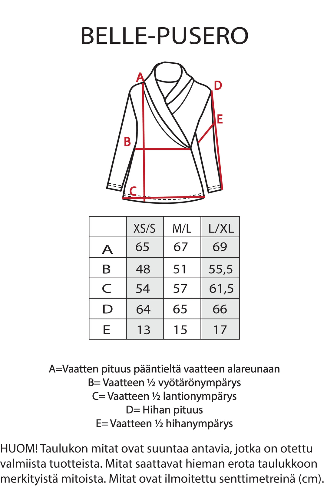 Belle-pusero Pihlajanmarja-kuosilla