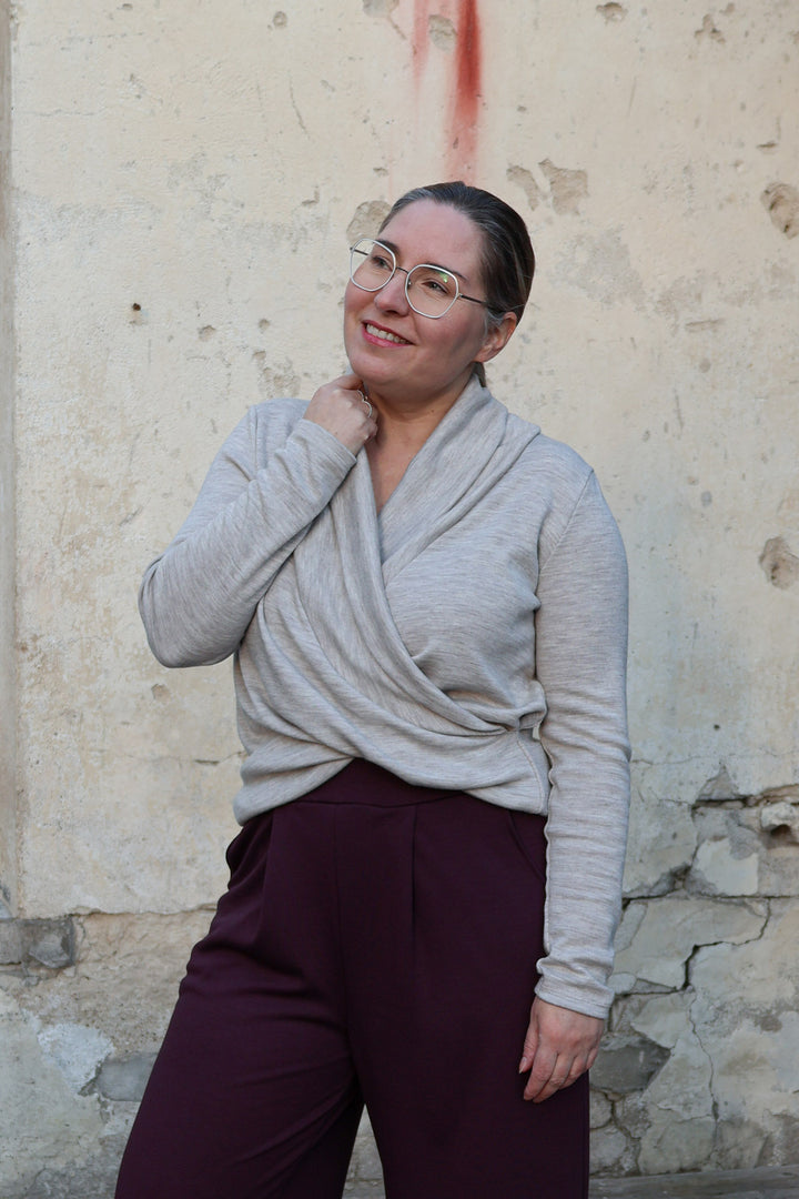 Belle-neulepusero 100% merinovilla