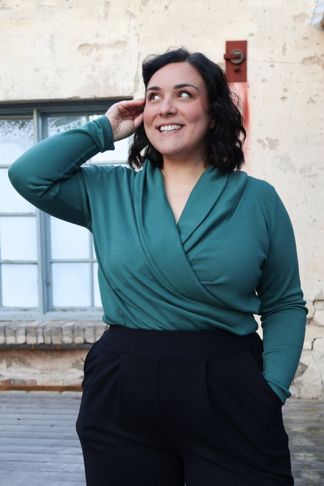 Belle-neulepusero 100% merinovilla