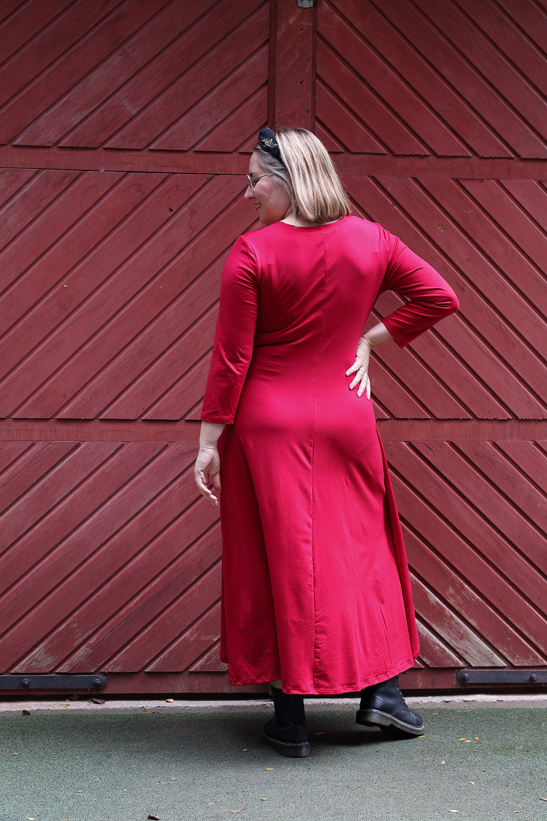 Laura-kietaisumekko 3/4 hihalla